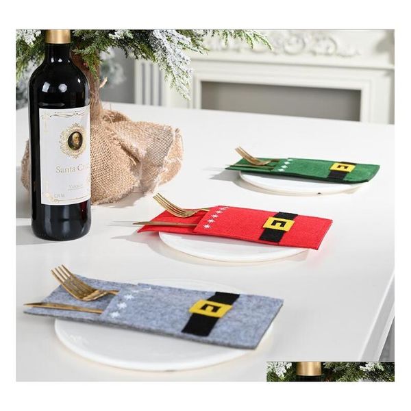 christmas tableware holders santa claus belt snowman knife and fork bags covers for xmas party dinner table decorations ornaments fatma
christmas tableware holders santa claus belt snowman knife and fork bags covers for xmas party dinner table decorations ornaments fatma