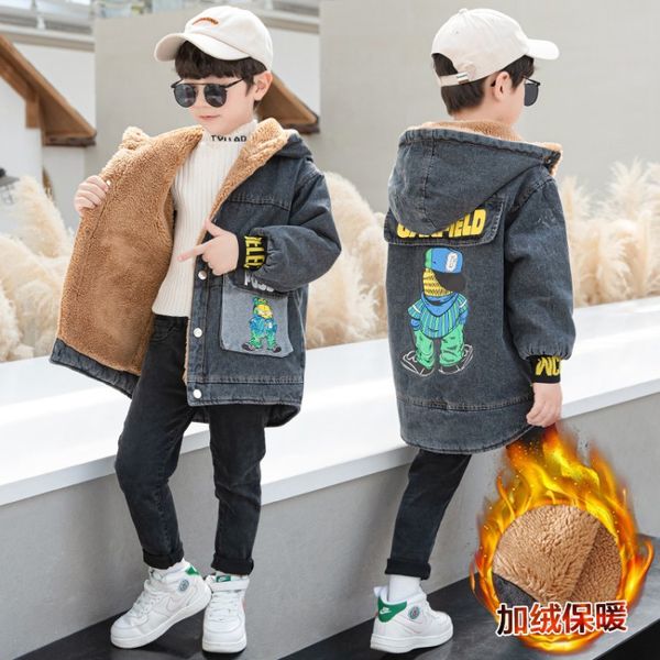 Chinese big boy plus velvet jacket 2020 winter new boy cowboy to overcome autumn thickening children's windbreaker, Camo
Chinese big boy plus velvet jacket 2020 winter new boy cowboy to overcome autumn thickening children's windbreaker, Camo