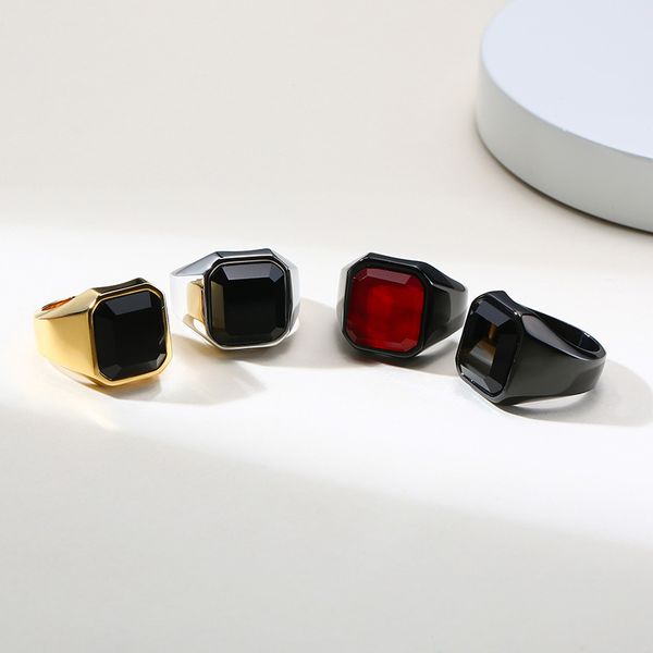 2021 stylish mens signet pinky ring gold and silver tones stainless steel black stone anel masculino male accessory
2021 stylish mens signet pinky ring gold and silver tones stainless steel black stone anel masculino male accessory