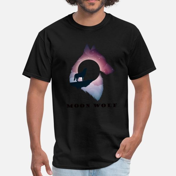 t-shirt of moon wolf t shirt humor black tracksuit hoodie sweatshirt