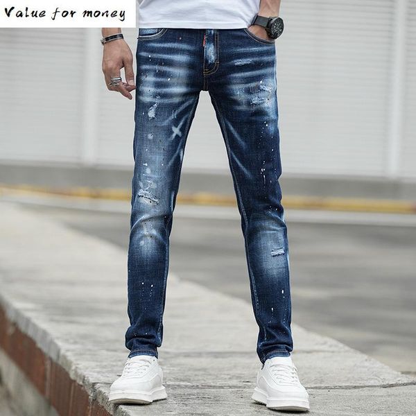 man new jeans arrival spring autumn leisure slim wild fashion men blue jeans feet straight cowboy trousers men
man new jeans arrival spring autumn leisure slim wild fashion men blue jeans feet straight cowboy trousers men