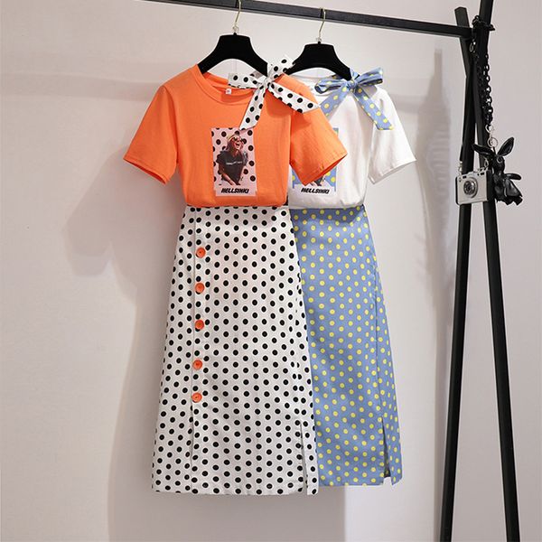 2021 new summer women polka dot print 2 clothes joint character tiles standard arc tshirt -button split mid calf get terno 0hm4, Gray
2021 new summer women polka dot print 2 clothes joint character tiles standard arc tshirt -button split mid calf get terno 0hm4, Gray