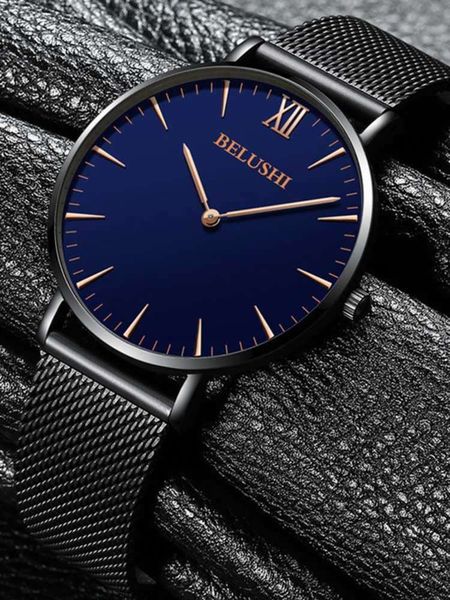new ultra thin men's watch 2020 belt waterproof watch student fashion korean fashion sports quartz watch, Slivery;brown
new ultra thin men's watch 2020 belt waterproof watch student fashion korean fashion sports quartz watch, Slivery;brown