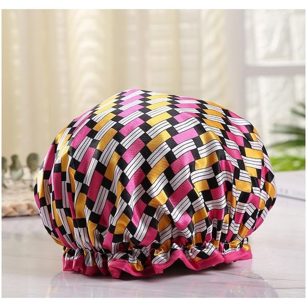 new double colored ding print shower cap for women oil fume prevention new double colored good quality sales f wmtjzc 
new double colored ding print shower cap for women oil fume prevention new double colored good quality sales f wmtjzc
