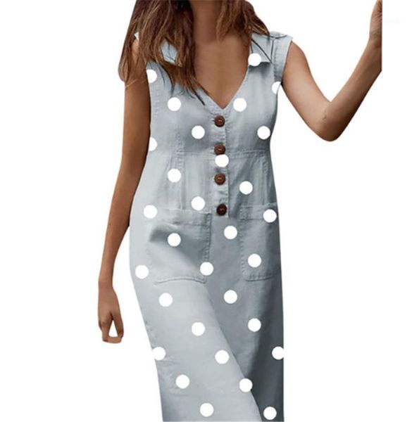 2019 summer fashion women v neck sleeveless dress summer boho polka dot beach casual loose midi shirt beach dress1, Black;gray
2019 summer fashion women v neck sleeveless dress summer boho polka dot beach casual loose midi shirt beach dress1, Black;gray