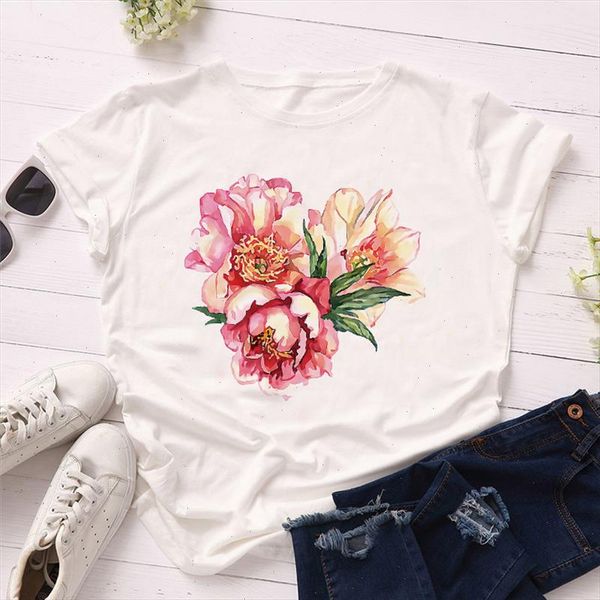 women 2021 summer short sleeve peony vogue fashion lady t shirts t shirt ladies womens graphic female tee shirt, White
women 2021 summer short sleeve peony vogue fashion lady t shirts t shirt ladies womens graphic female tee shirt, White