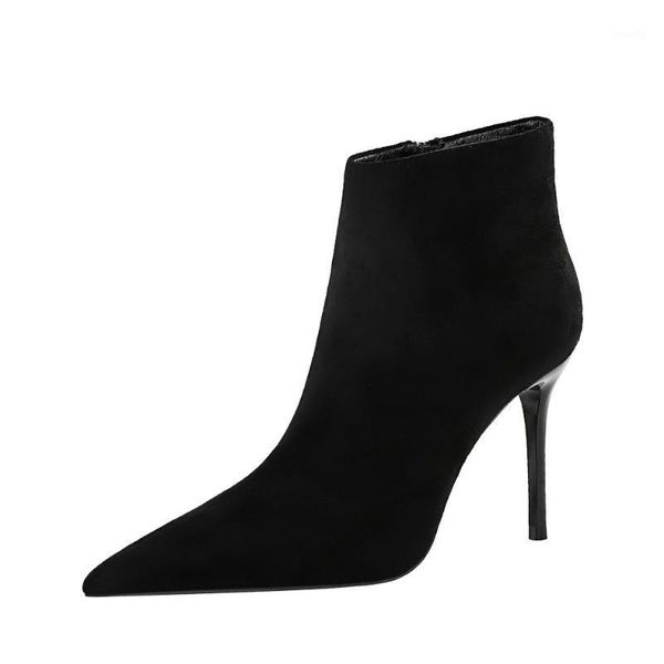 boots fashion women's suede high-heeled pointed toe transparent women shoes1, Black
boots fashion women's suede high-heeled pointed toe transparent women shoes1, Black
