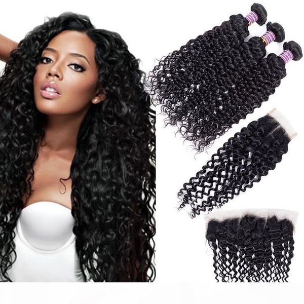 new fashion deep wave brazilian human hair bundles with lace closure soft malaysian hair bundles with frontal human hair extensions, Black;brown
new fashion deep wave brazilian human hair bundles with lace closure soft malaysian hair bundles with frontal human hair extensions, Black;brown