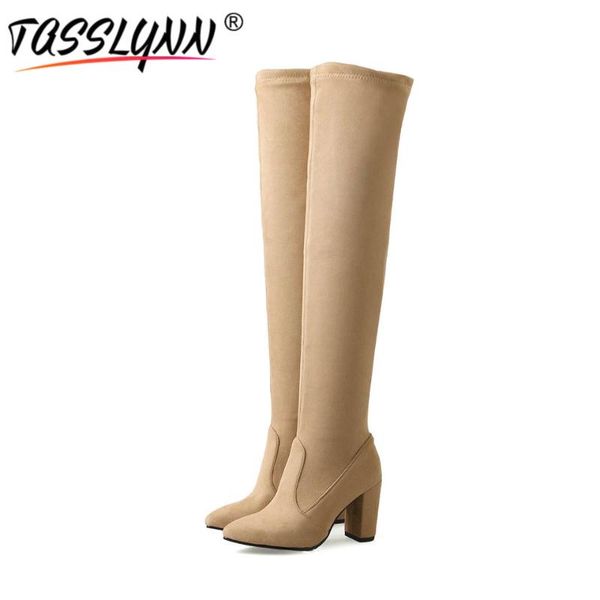 tasslynn 2020 женщины boots flock зимняя обувь женщины toe toe остроконечные площади высокий каблук леди мода свадебная обувь плюс размер 34, Black
tasslynn 2020 женщины boots flock зимняя обувь женщины toe toe остроконечные площади высокий каблук леди мода свадебная обувь плюс размер 34, Black