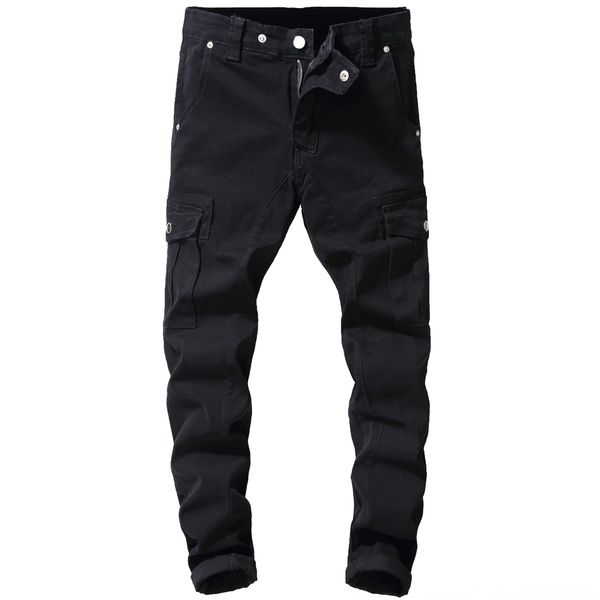 jylfx 2019 black overalls fuuui jeans multi pocket overalls and pants men's jeans trend men's, Blue
jylfx 2019 black overalls fuuui jeans multi pocket overalls and pants men's jeans trend men's, Blue