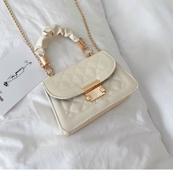 50iea girl 2020 diagonal small square embroidery new lingge bagsummer pleated chain small square bag for women's portable one shoulder
50iea girl 2020 diagonal small square embroidery new lingge bagsummer pleated chain small square bag for women's portable one shoulder