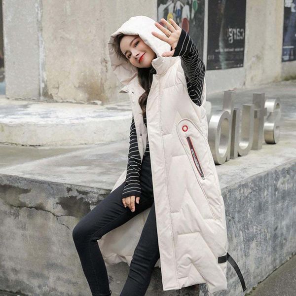 women's vests women solid color oversized vest lady sleeveless washable hooded blanket fitness female cotton padded waistcoat, Black;white
women's vests women solid color oversized vest lady sleeveless washable hooded blanket fitness female cotton padded waistcoat, Black;white