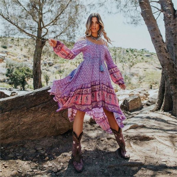 jastie chic print dresses women off the shoulder open back dresses long sleeve autumn midi dress beach boho vestidos y200805, Black;pink
jastie chic print dresses women off the shoulder open back dresses long sleeve autumn midi dress beach boho vestidos y200805, Black;pink