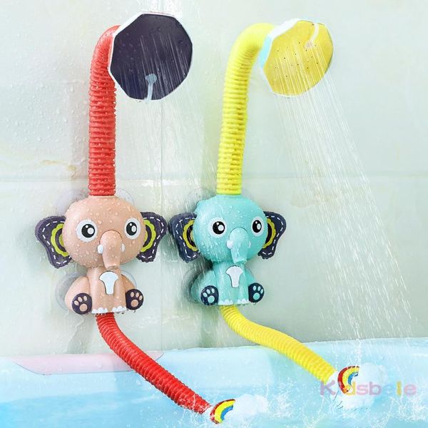 bath toys baby water game elephant model faucet shower electric water spray toy for kids swimming bathroom baby toys show
