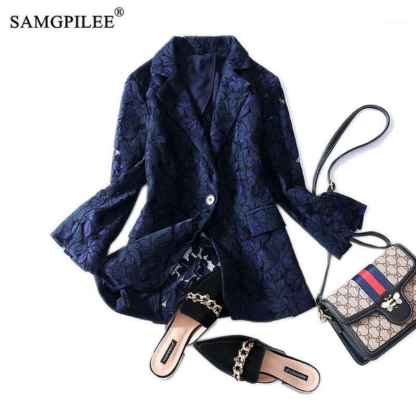 women's suits & blazers 2021 novelties for women blazer full sleeve lace solid single button feminino notched formal 3xl1, White;black
women's suits & blazers 2021 novelties for women blazer full sleeve lace solid single button feminino notched formal 3xl1, White;black
