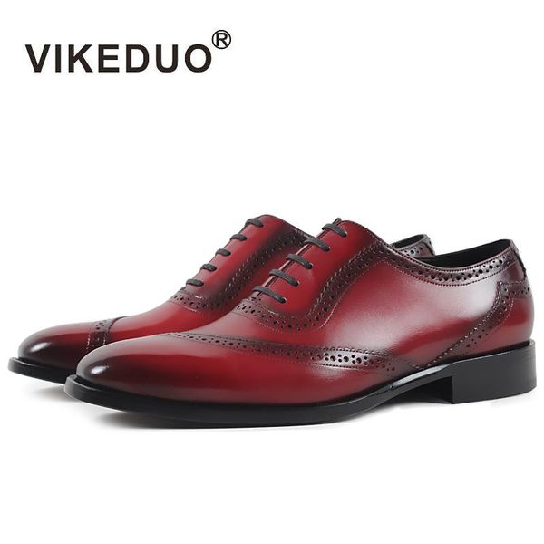 vikeduo 2020 fashion oxford dress shoes for men solid red wedding shoe male genuine leather office formal footwear zapato hombre, Black 
vikeduo 2020 fashion oxford dress shoes for men solid red wedding shoe male genuine leather office formal footwear zapato hombre, Black
