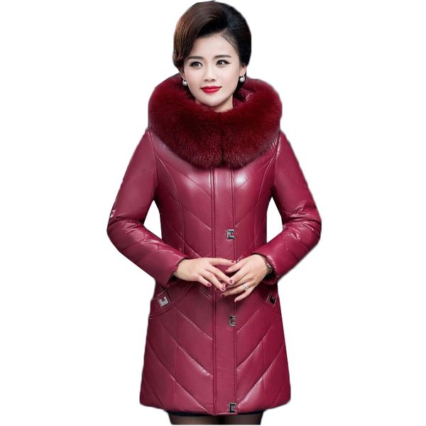 2021 new plus size 6xl 7xl middle-aged women winter coat warm down cotton hooded mid long outerwear female leather jacket y3om, Black
2021 new plus size 6xl 7xl middle-aged women winter coat warm down cotton hooded mid long outerwear female leather jacket y3om, Black