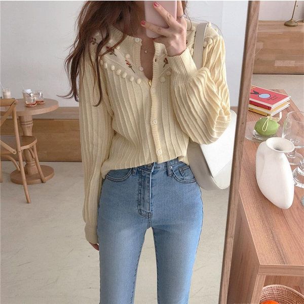 stylish sweet warm autumn elegant embroidery floral milky white cotton retro soft high street knitted cardigans sweater drop shipping, White;black
stylish sweet warm autumn elegant embroidery floral milky white cotton retro soft high street knitted cardigans sweater drop shipping, White;black