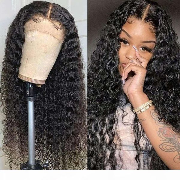 brazilian deep wave 13x4 lace front human hair wigs curly pre plucked frontal for black women 180%, Black;brown
brazilian deep wave 13x4 lace front human hair wigs curly pre plucked frontal for black women 180%, Black;brown