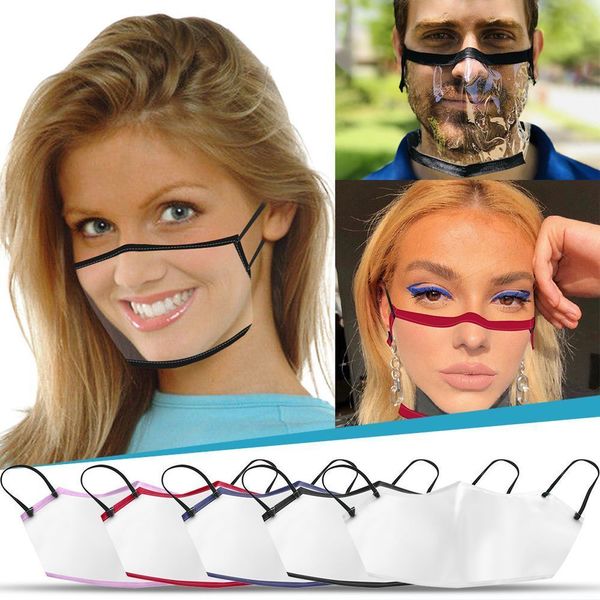 reusable washable mini comfortable shield transparent visual mask
