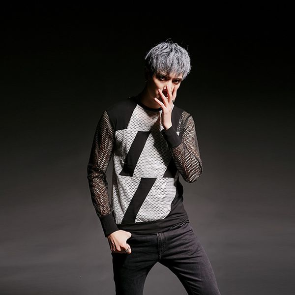 2021 men hollow personalities out mesh long sleeve shirt stage club singer attire of hip hop streetwear z2vt, White;black
2021 men hollow personalities out mesh long sleeve shirt stage club singer attire of hip hop streetwear z2vt, White;black