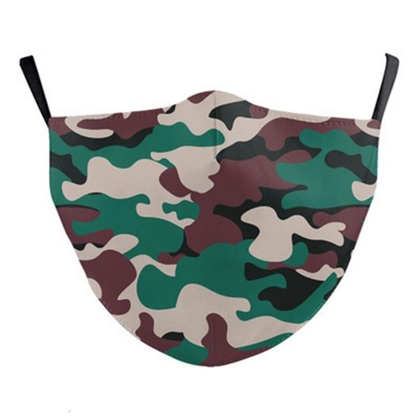 3d digital 10 styles camouflage adjustable printing protective face mask pm 2.5 dustproof anti- 3roq