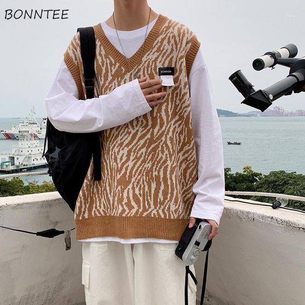 sweater vest men zebra pattern v-neck harajuku korean-style ins stylish shrug loose knitting vests students fashion ulzzang chic1, Black;white
sweater vest men zebra pattern v-neck harajuku korean-style ins stylish shrug loose knitting vests students fashion ulzzang chic1, Black;white