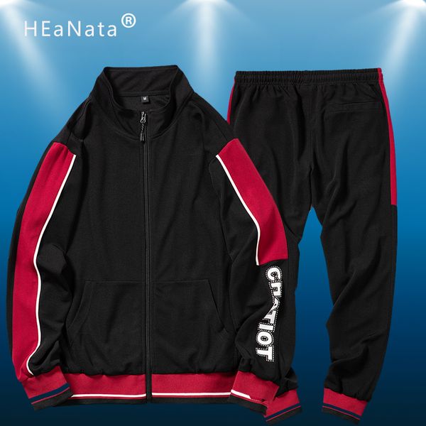 new men спорт комплекты мода бег обучение костюм лоскутная zipper толстовка + sweatpants мужская одежда 2 шт наборы tracksuit, White;black
new men спорт комплекты мода бег обучение костюм лоскутная zipper толстовка + sweatpants мужская одежда 2 шт наборы tracksuit, White;black