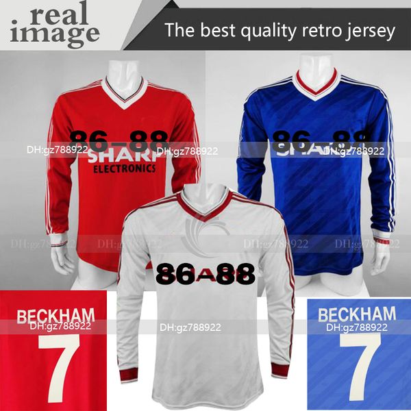 long sleeve 1986 1988 man utd retro soccer jersey blue white red 86 88 united football shirt classic manchester vintage camiseta de futbol, Black;yellow 
long sleeve 1986 1988 man utd retro soccer jersey blue white red 86 88 united football shirt classic manchester vintage camiseta de futbol, Black;yellow
