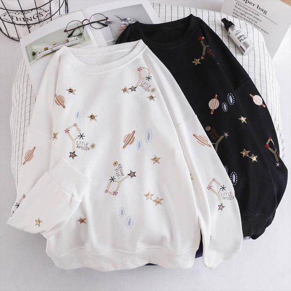 2020 cartoon constellation star printed women students hoodies sweatshirt long sleeve polerones mujer black white thinpullovers
2020 cartoon constellation star printed women students hoodies sweatshirt long sleeve polerones mujer black white thinpullovers