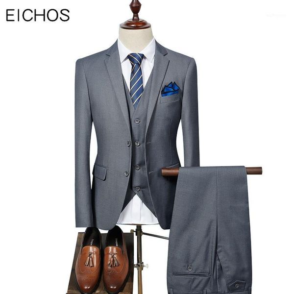men's suits & blazers 2021 fashion men slim three pieces pure color groom wedding tuxedos costume homme pants vest1, White;black
men's suits & blazers 2021 fashion men slim three pieces pure color groom wedding tuxedos costume homme pants vest1, White;black