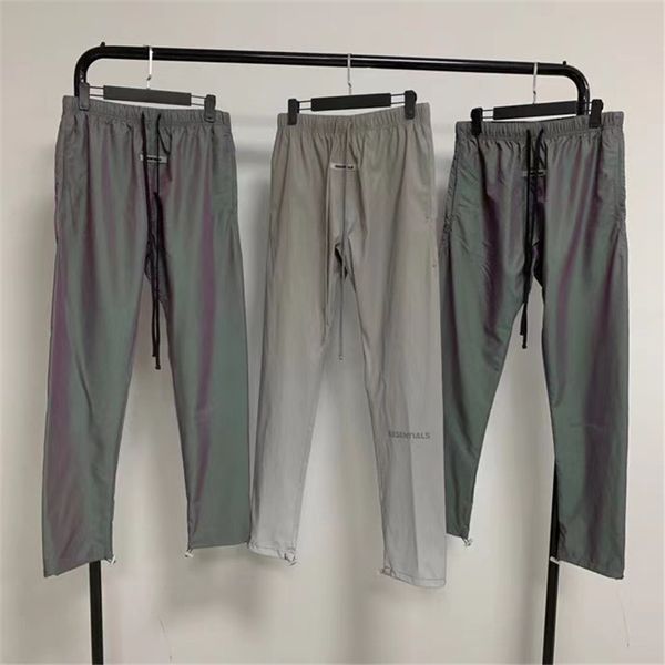 2021 new fw laser reflective colorful nylon fog sweatpants women essentials trousers pants joggers men tzla, Black
2021 new fw laser reflective colorful nylon fog sweatpants women essentials trousers pants joggers men tzla, Black