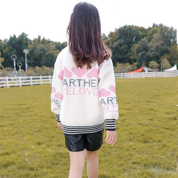 new girls' sweater pullover 2020 thickened mink cashmere middle school autumn and winter high collar children's undershirt 5rrf, Blue
new girls' sweater pullover 2020 thickened mink cashmere middle school autumn and winter high collar children's undershirt 5rrf, Blue