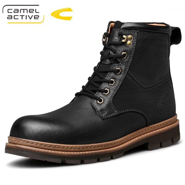 camel active new men's boots genuine leather snow boots retro fashion tooling thick-soled non-slip men shoes1, Black
camel active new men's boots genuine leather snow boots retro fashion tooling thick-soled non-slip men shoes1, Black