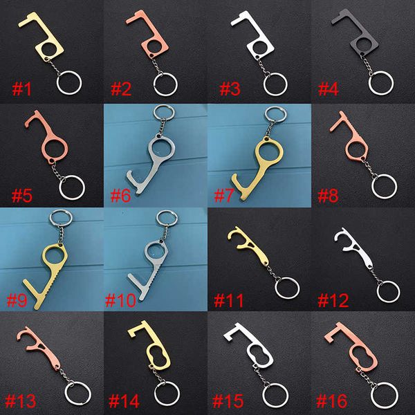 handheld brass edc keychain offering non-contact closer hook & stylus utlity tool touchless door opener
handheld brass edc keychain offering non-contact closer hook & stylus utlity tool touchless door opener