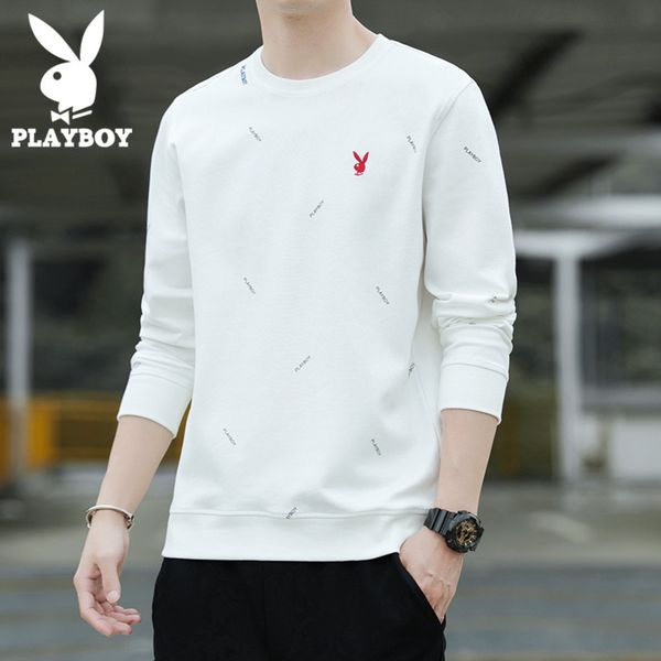 playboy мужской футболки с длинным рукавом футболка весной и осенью 2019 новой футболка свитера одежды модного осенней одежды мужского свите, Black
playboy мужской футболки с длинным рукавом футболка весной и осенью 2019 новой футболка свитера одежды модного осенней одежды мужского свите, Black