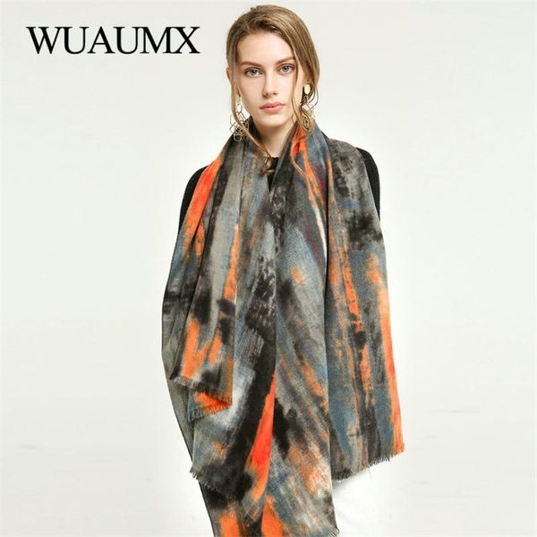 scarves wuaumx western style scarf for women graffiti pattern women's cashmere wraps shawls autumn winter neckerchief 180*90cm, Blue;gray
scarves wuaumx western style scarf for women graffiti pattern women's cashmere wraps shawls autumn winter neckerchief 180*90cm, Blue;gray