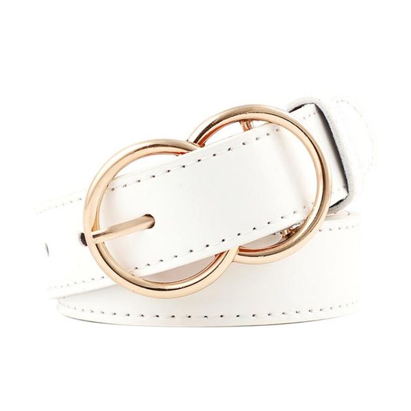 110x2.9cm lady punk female gold double ring pin buckle leather belt for women trousers dress wide woman belts white, Black;brown
110x2.9cm lady punk female gold double ring pin buckle leather belt for women trousers dress wide woman belts white, Black;brown