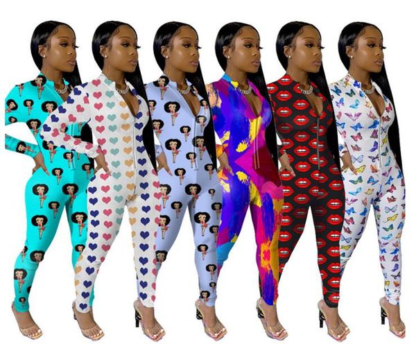 2020 women printed casual jumpsuit butterfly patchwork bandage jumpsuit women's zip front v-neck long sleeve sportswear set s-xxl, Black;white
2020 women printed casual jumpsuit butterfly patchwork bandage jumpsuit women's zip front v-neck long sleeve sportswear set s-xxl, Black;white