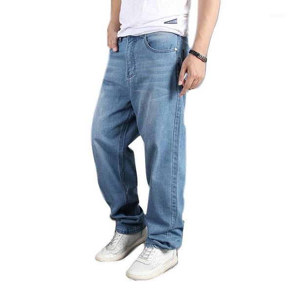 men's plus size baggy hip hop jeans pants loose skateboard denim men jean trousers streetwear plain solid plus size1, Blue
men's plus size baggy hip hop jeans pants loose skateboard denim men jean trousers streetwear plain solid plus size1, Blue