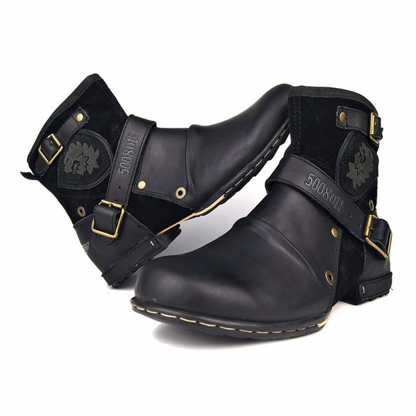2021 male zone autumn/winter leather genuine high ankle cotton-padded boots shoes size 39-46 i75z, Black
2021 male zone autumn/winter leather genuine high ankle cotton-padded boots shoes size 39-46 i75z, Black