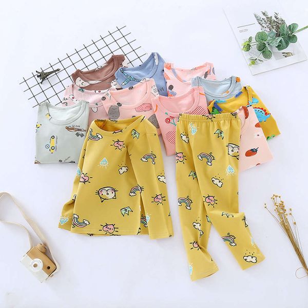 autumn round 2021 trousers new children's neck boys girls underwear suit home cloth pajamas bottomcoat korean version, Blue;red
autumn round 2021 trousers new children's neck boys girls underwear suit home cloth pajamas bottomcoat korean version, Blue;red