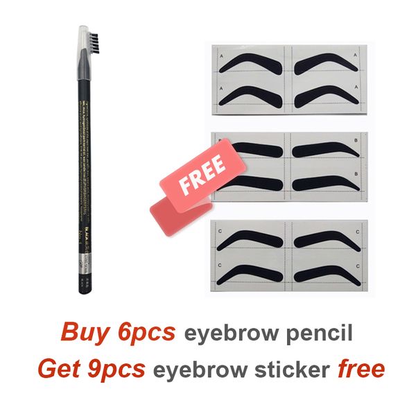 6pc peeling eyebrow pencil with brush longlasting eyebrow pencil easy to wear cosmetic tint dye makeup tools microblading supply
6pc peeling eyebrow pencil with brush longlasting eyebrow pencil easy to wear cosmetic tint dye makeup tools microblading supply