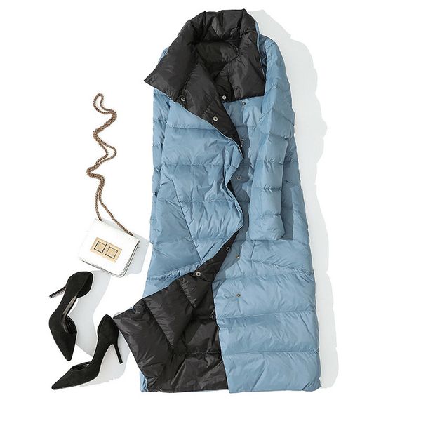 women winter coat stand collar white duck down inner women warm jacket coat hooded women long coat casaco feminino parkas 201112, Black;brown
women winter coat stand collar white duck down inner women warm jacket coat hooded women long coat casaco feminino parkas 201112, Black;brown
