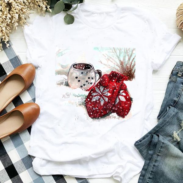 women cartoon clothing winter season 90s holiday merry christmas clothes ladies graphic print tee tshirt female t shirt, White
women cartoon clothing winter season 90s holiday merry christmas clothes ladies graphic print tee tshirt female t shirt, White
