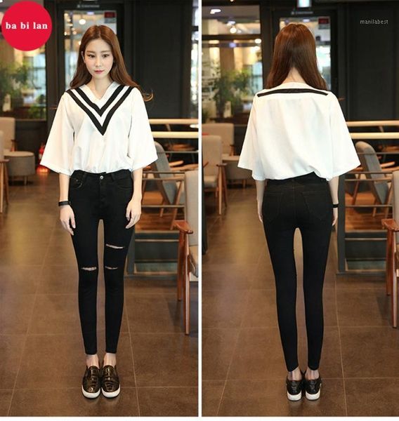 2020women's jeans high waist super stretch slim hole pencil pants feet pants1, Blue
2020women's jeans high waist super stretch slim hole pencil pants feet pants1, Blue