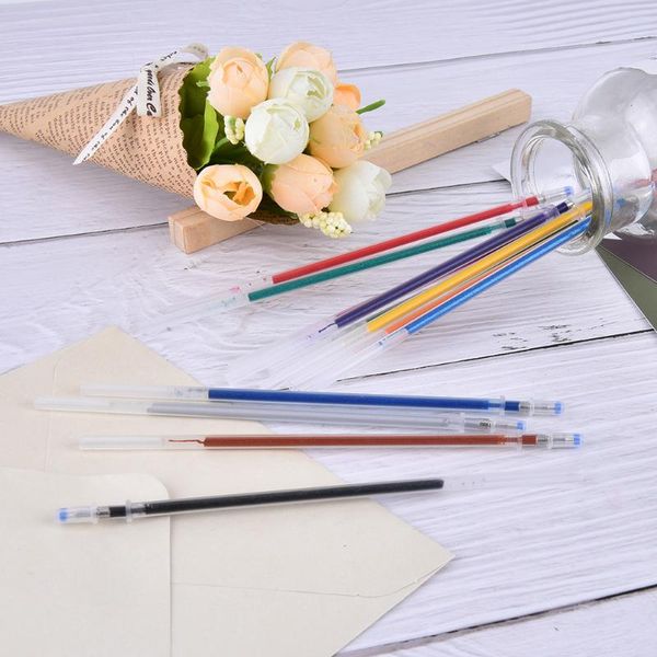 gel pens 12/24pcs ink pen refill creative color refills diamond head stationery office supplies essential
gel pens 12/24pcs ink pen refill creative color refills diamond head stationery office supplies essential