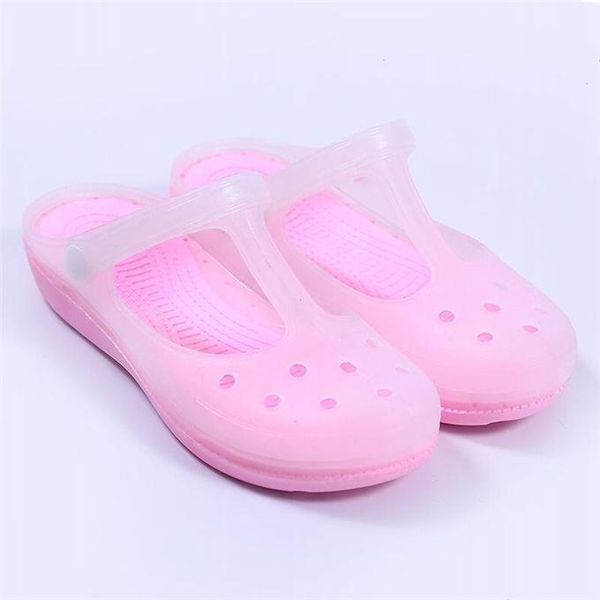 dress shoes summer thick flower woman anti-skid hole jelly sandals flats creepers garden beach zapatos de mujer plus size1, Black
dress shoes summer thick flower woman anti-skid hole jelly sandals flats creepers garden beach zapatos de mujer plus size1, Black