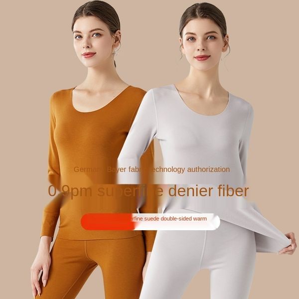 dralon women's thermal underwear suit winter ultra-fine denier double-sided plush slim heating autumn two-piece set women lj201008, Black;pink
dralon women's thermal underwear suit winter ultra-fine denier double-sided plush slim heating autumn two-piece set women lj201008, Black;pink