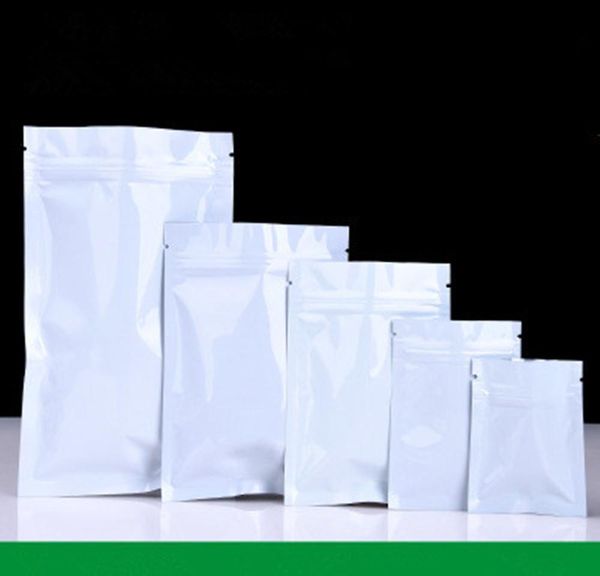 100pcs white aluminum foil zip lock food package bag self seal zippr mylar foil bag for drysaltery cookies wmtrij xhhair 
100pcs white aluminum foil zip lock food package bag self seal zippr mylar foil bag for drysaltery cookies wmtrij xhhair